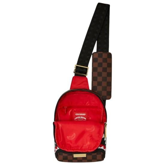 Sawtooth Sharks In Paris One Strap Cross Bag